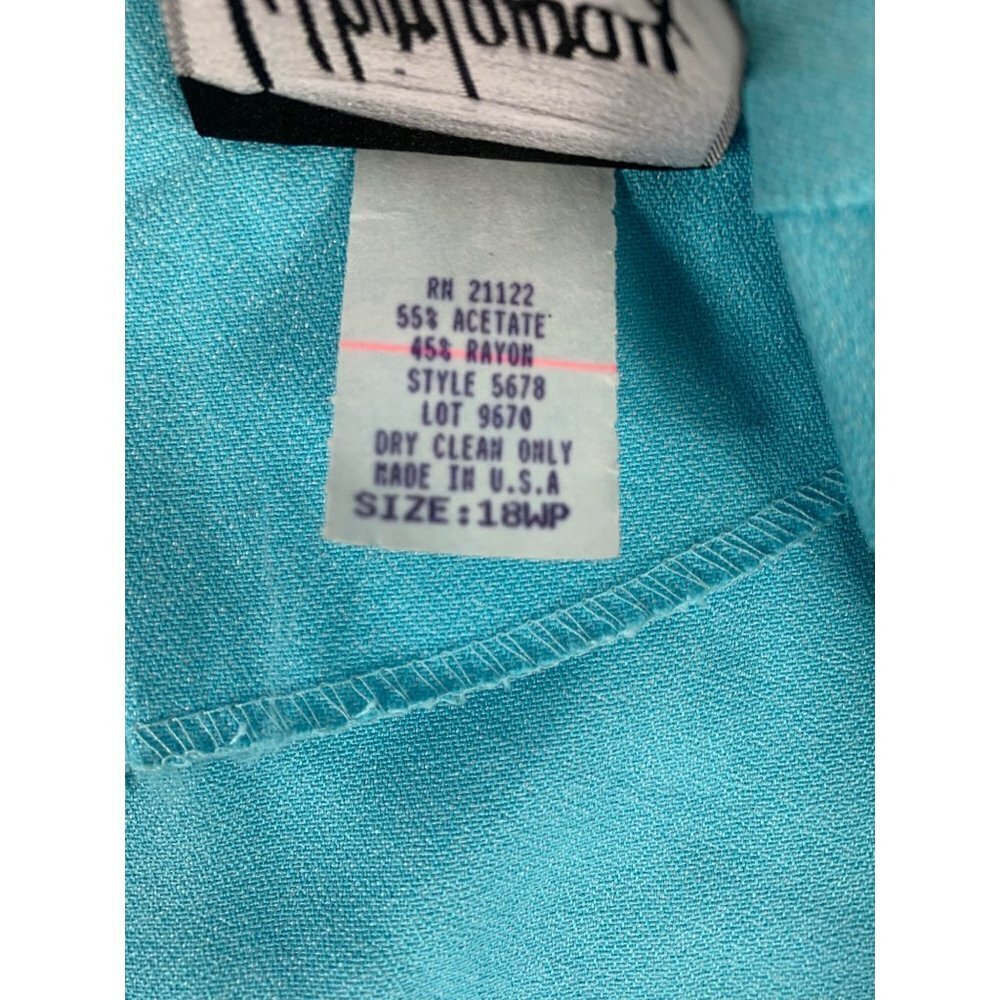 Whirlaway Women's Light Turquoise Casual Dress - Picture 4 of 6